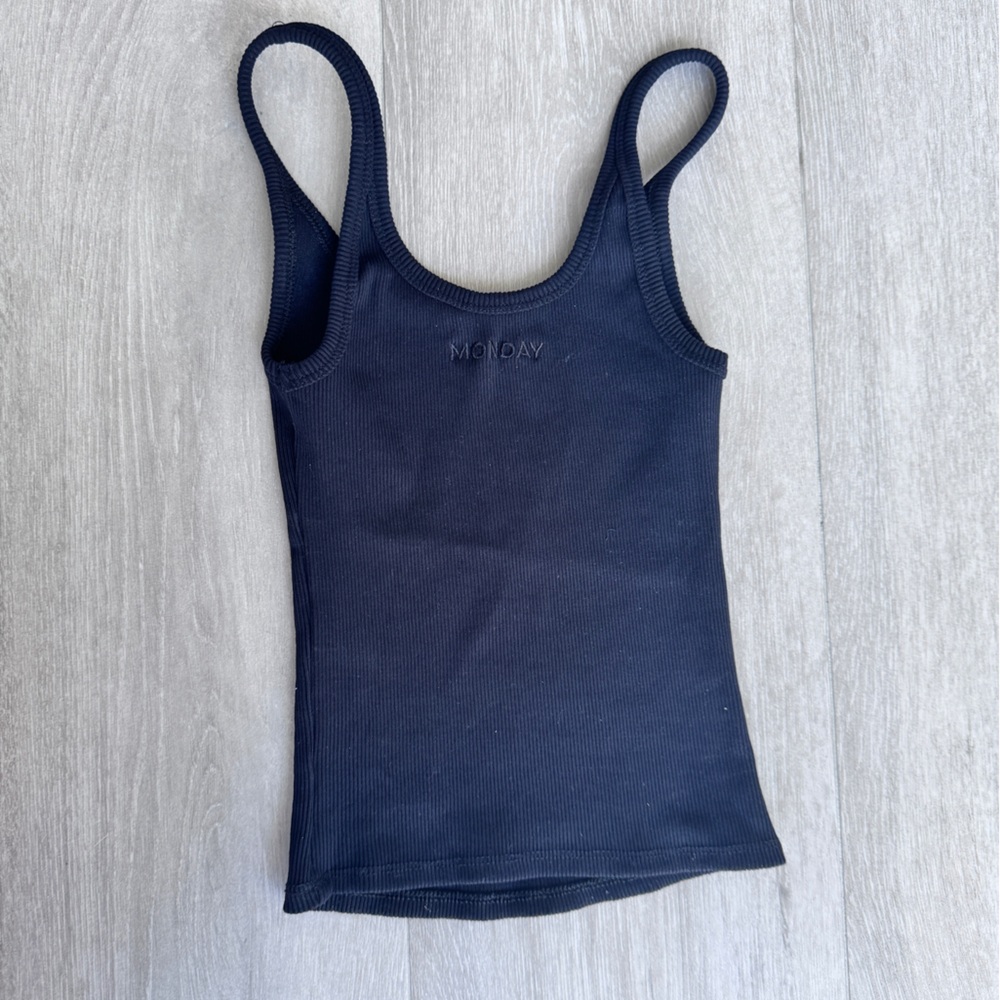 Monday Swimwear Black Tank Top